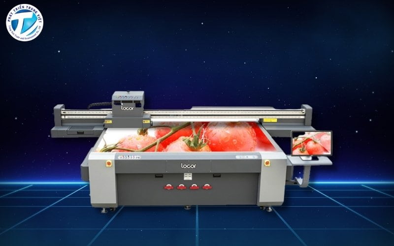 Máy in UV Locor phẳng
